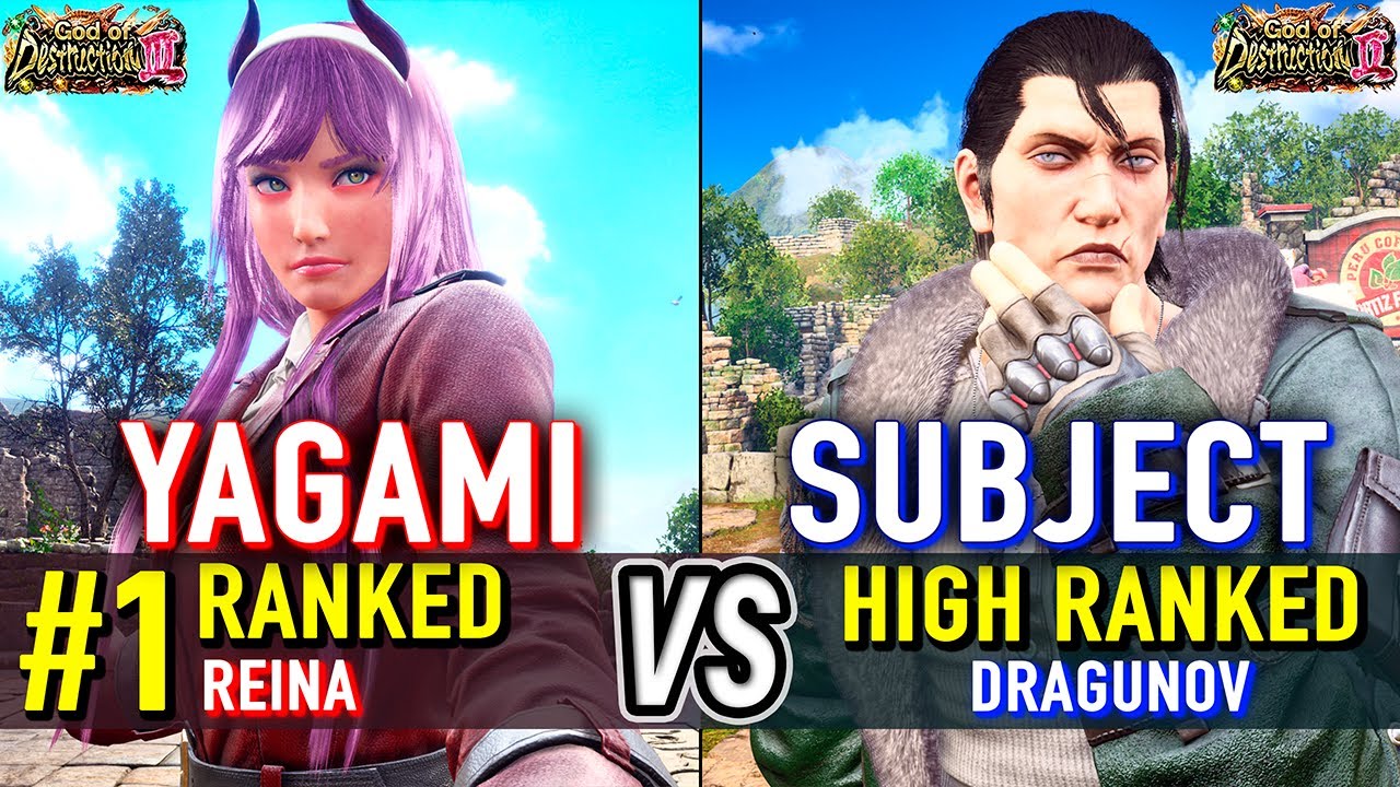 T8 🔥 YAGAMI (#1 Ranked Reina) vs SUBJECT (Dragunov) 🔥 Tekken 8 High Level Gameplay
