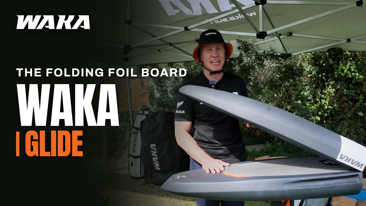 The Folding Foil Board — WAKA Glide | Free Wings Foils SUP Surf