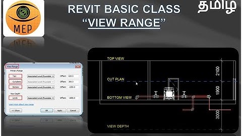 VIEW RANGE- REVIT BASIC CLASS IN TAMIL