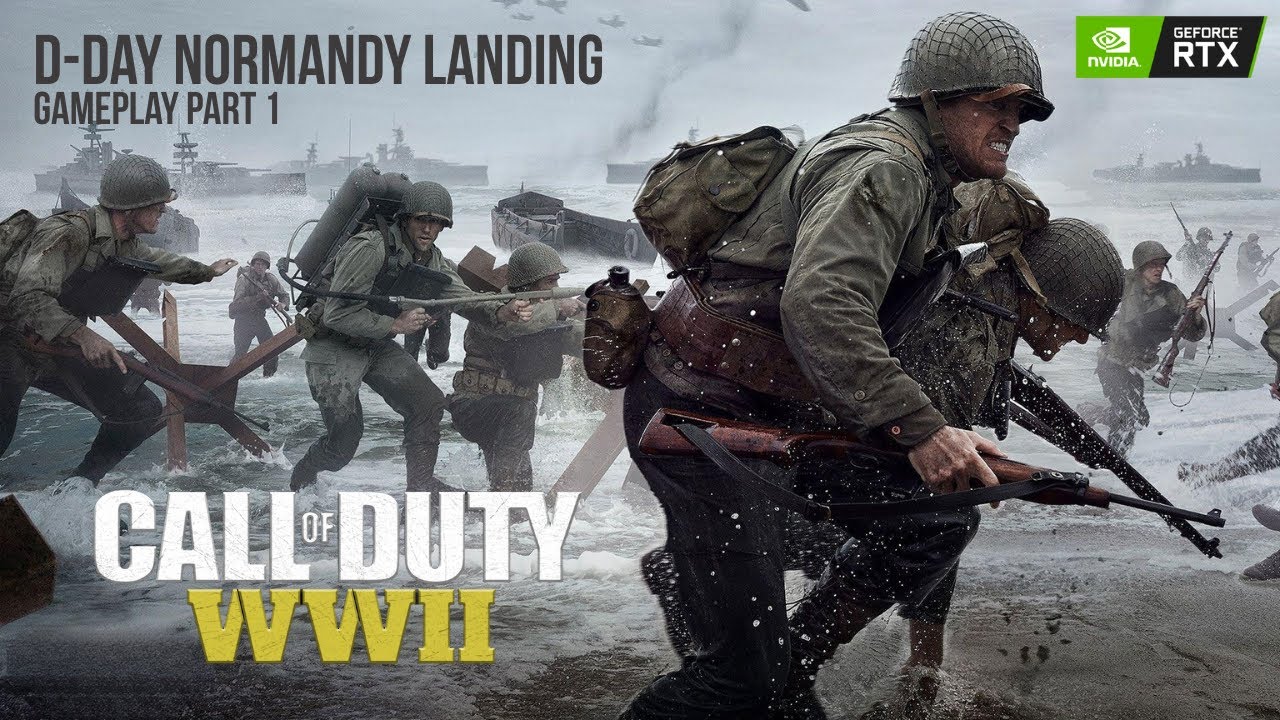 Call of Duty: WWII PC Gameplay Part 01 | D-Day Normandy Landing | Ultra Graphics