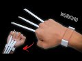 How to make paper claws  wolverine paper claws