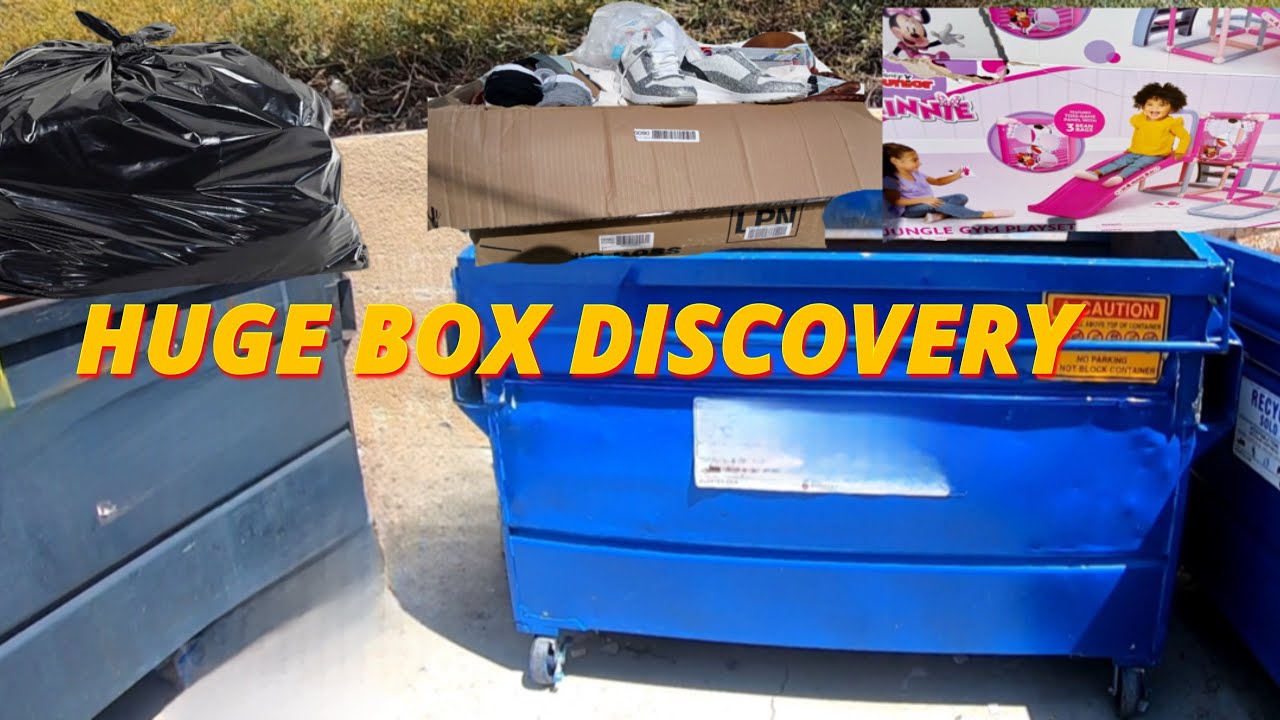 MASSIVE DUMPSTER BOX DISCOVERY! WHAT'S INSIDE WILL BLOW YOUR MIND!