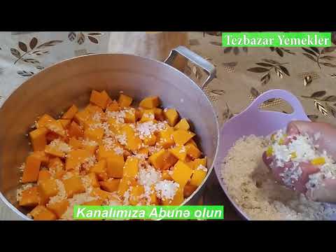 Balqabaq Plov  hazırlanması  - Boranı