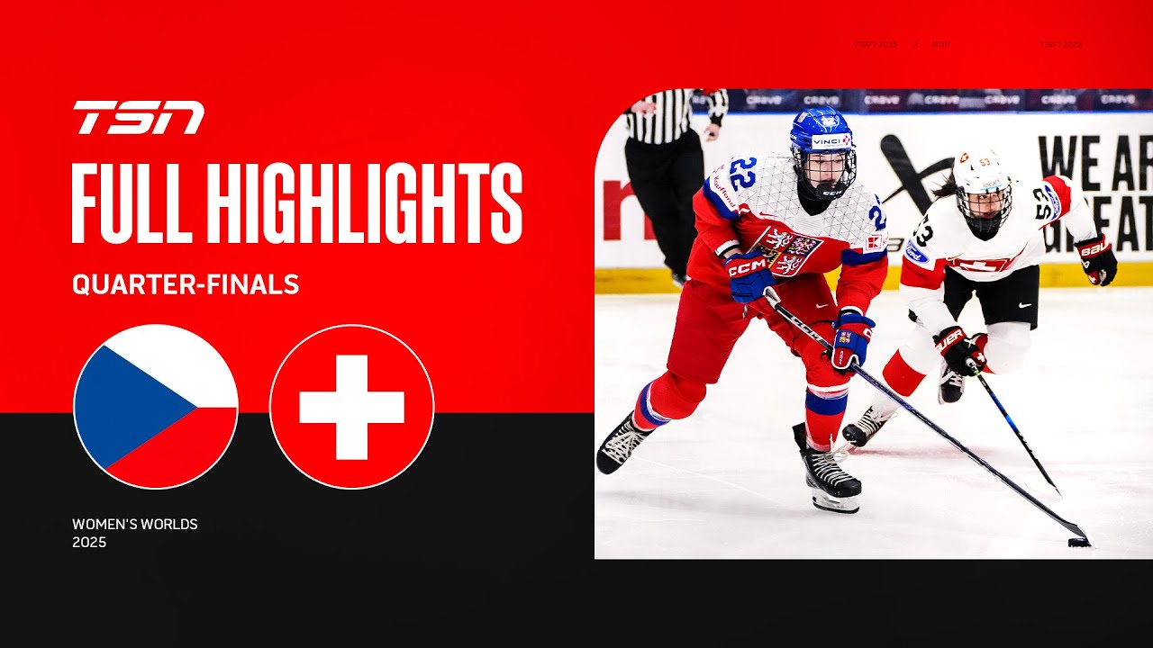 Czechia vs. Switzerland Quarterfinal | 2025 Women's World Hockey