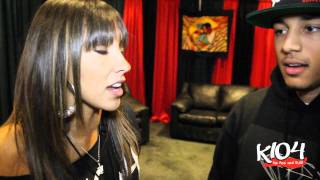 K104 Kwanzaa Fest 2011: Kirko Bangz and Lady Jade Backstage