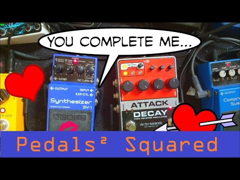BOSS SY-1 + EHX Attack Decay = Pedals² Squared
