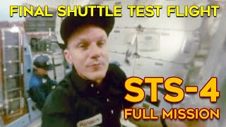 STS-4 Final Shuttle Test Flight - Historical Footage, Full Mission, Narration, Mattingly, Hartsfield