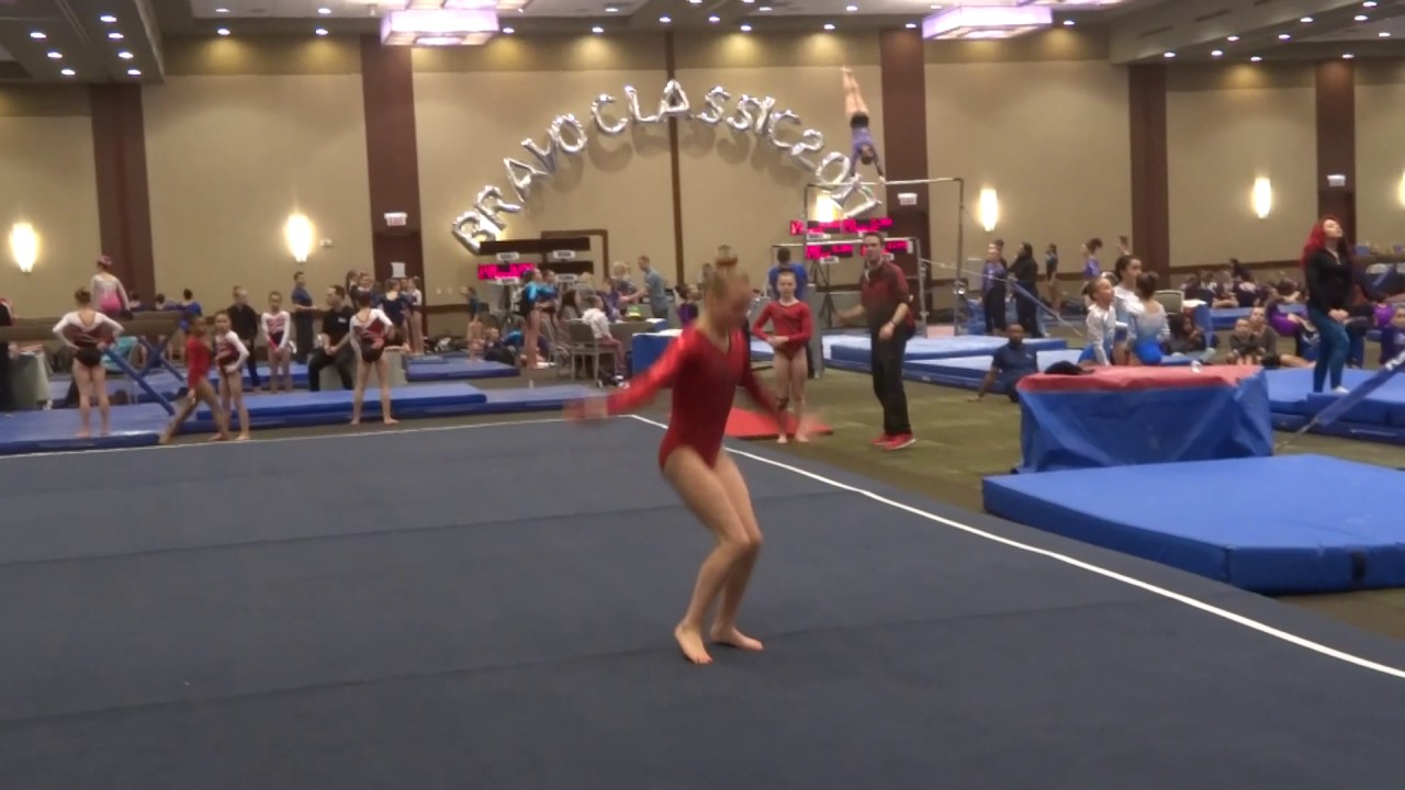 Hannah Schulz FX 8.375 - Level 8 - Bravo Meet 2017