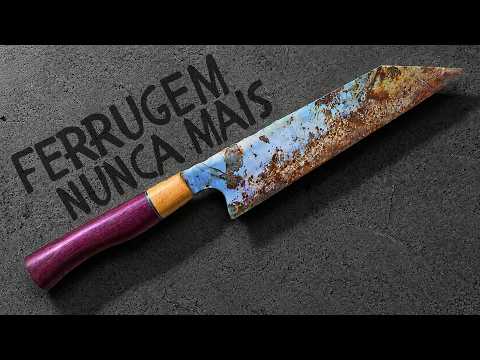 Como transformar qualquer faca em AÇO INOX!