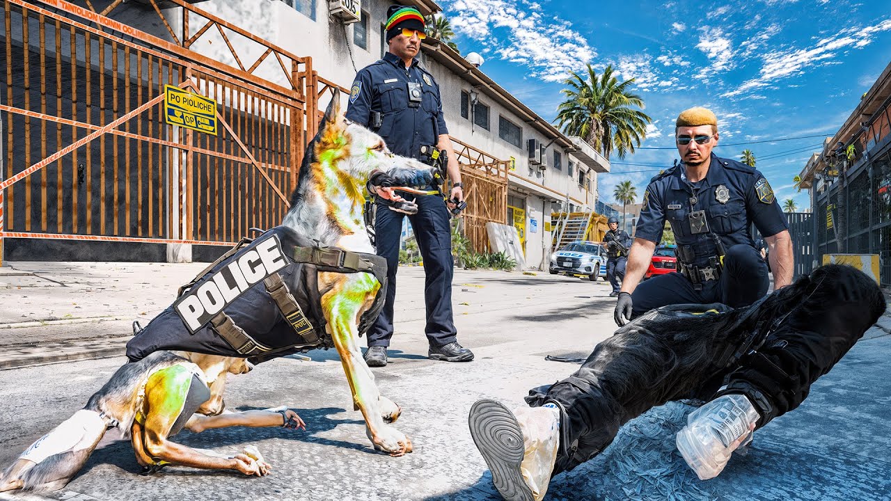 I Went to SHOTS FIRED Calls as a K9 DOG in GTA 5 RP!