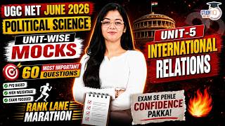 UGC NET Political Science June 2026| UGC NET Political Science Unit-5 International Relations