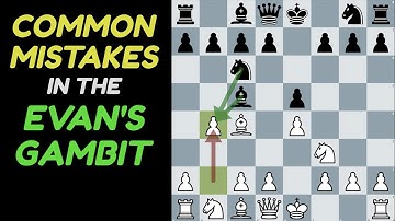 Top Mistakes in the Evans Gambit and How To Avoid Them! Evan