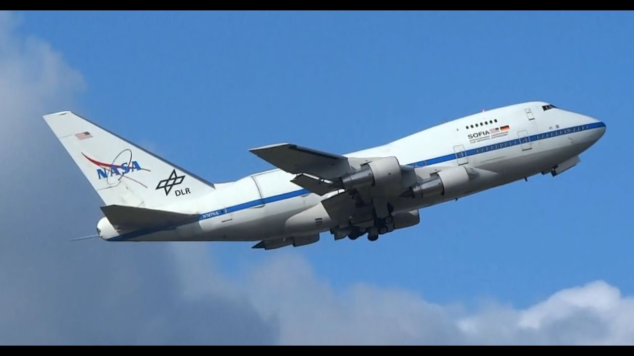 NASA BOEING 747SP SOFIA LEAVES CHRISTCHURCH FOR THE FINAL TIME - YouTube