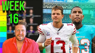 Week 16 Fantasy Football QB & TE Rankings (Top 16)
