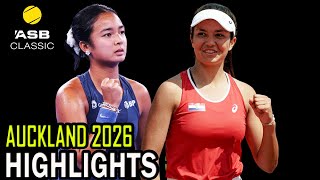 Alexandra Eala Vs Petra Marcinko Round 2 Auckland 2026