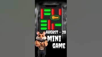 28 August Mini game puzzles Hamster Kombat #viralshort #shorts #trending #hamsterkombat #yt
