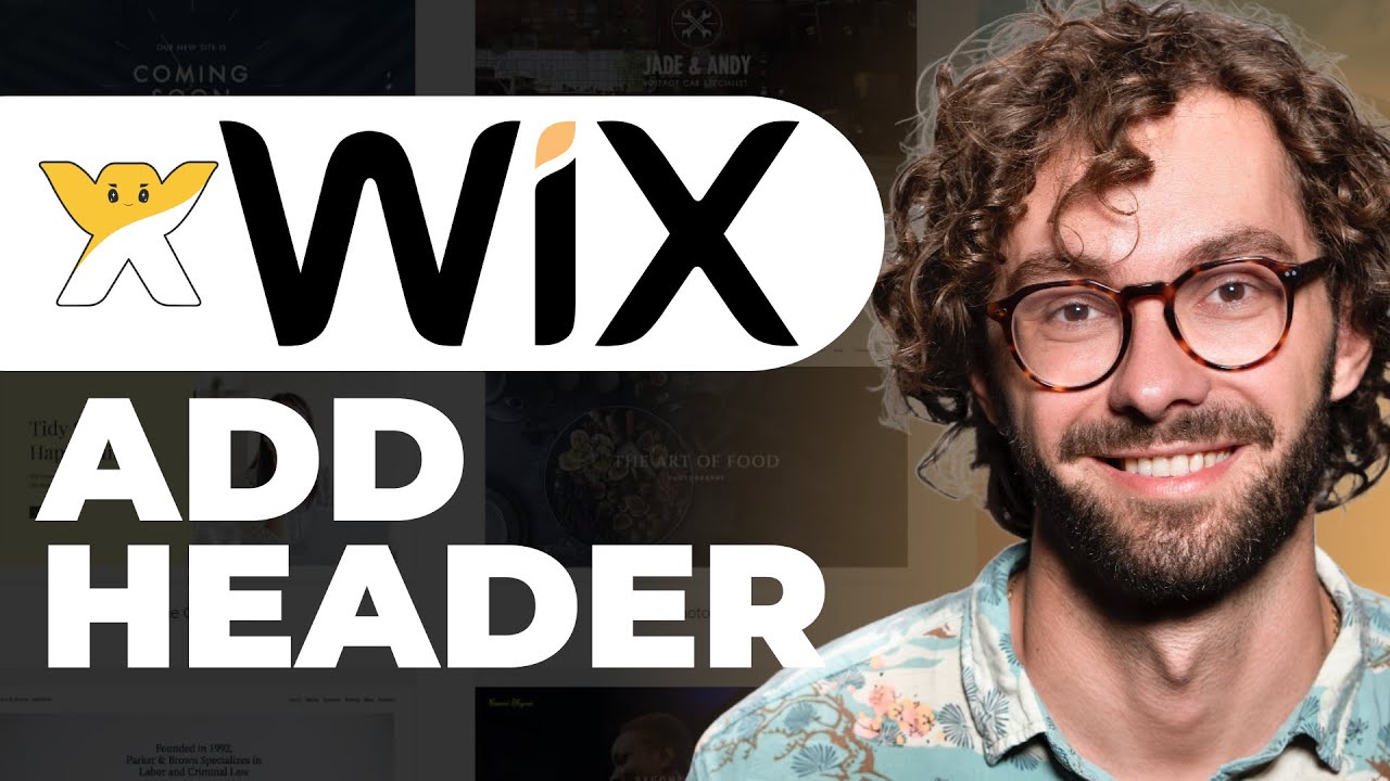 Wix Header How To Add Header on Wix Website 2023 - YouTube