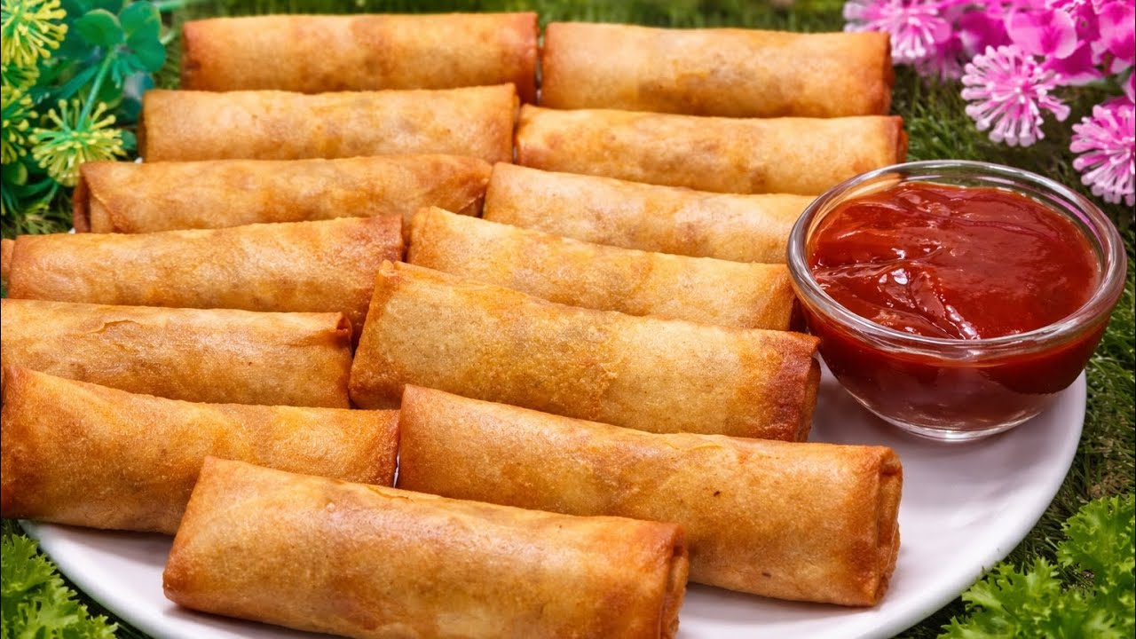 Chicken Cheese Spring Roll 😋|Ramzan Iftar Special Recipe|Quick And Easy Recipe|Sadath Cooking World 