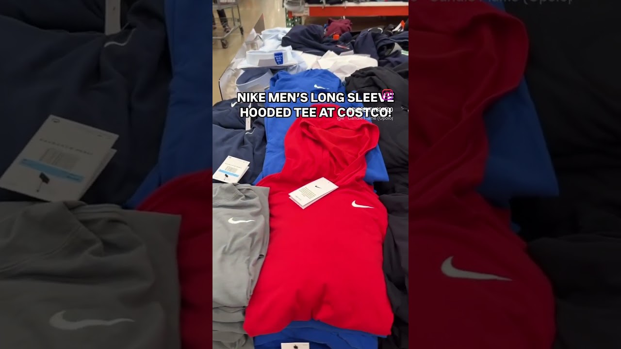 Nike men’s long sleeve hooded tee at Costco for $29.99! 