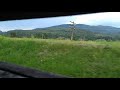 Карпаты из окна поезда. Carpathian mountains.
