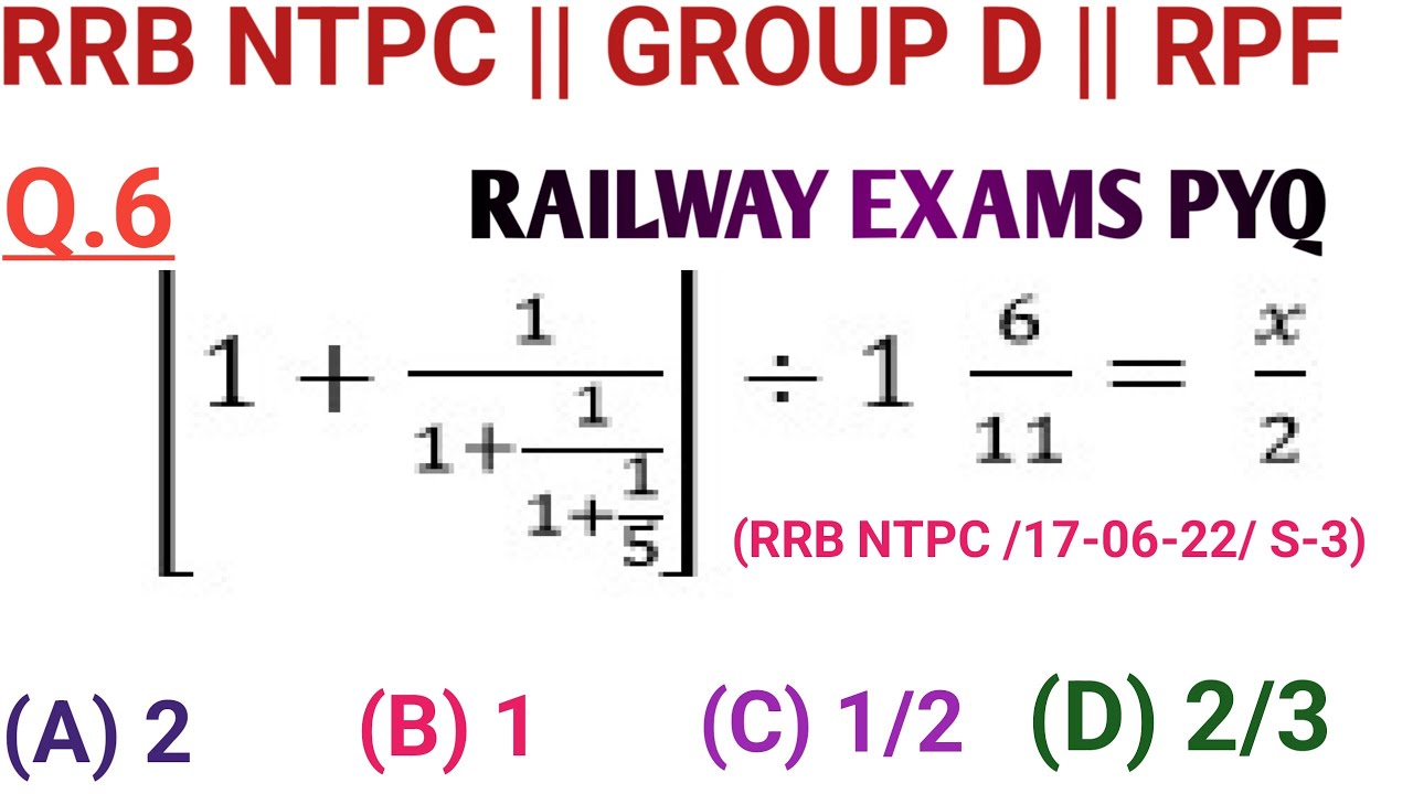 RRB GROUP D MATH CLASSES 2025 | RRB GROUP D MATH PREVIOUS YEAR QUESTION ...