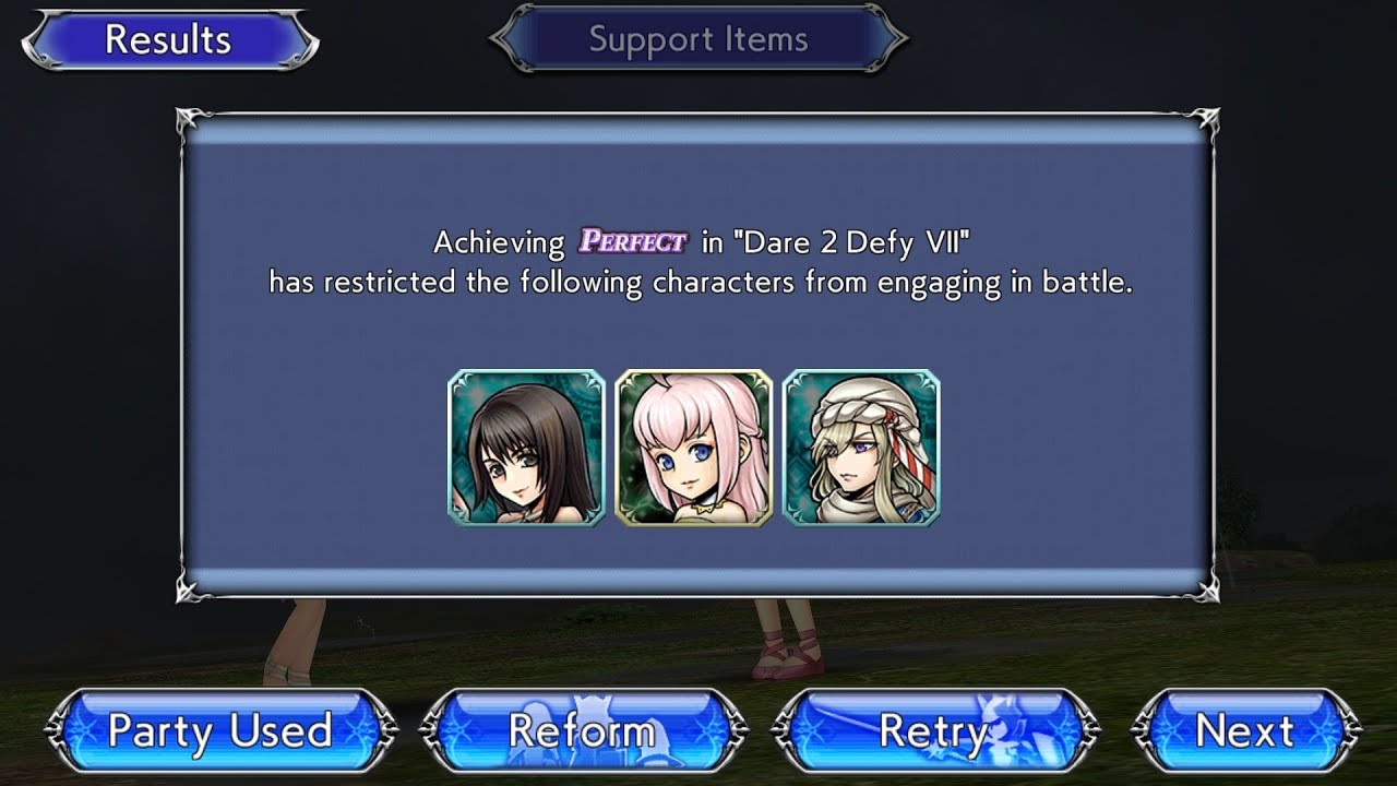 DFFOO Dare 2 Defy Stage 7 (Rinoa + Sherlotta + Kain)