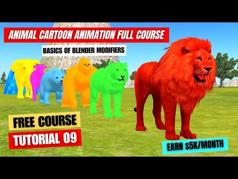 Basics of Blender Modifiers  - How To Use Blender With iClone - 3d Animation Course Tutorial 09