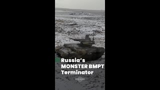 Russia’s MONSTER BMPT Terminator In Action