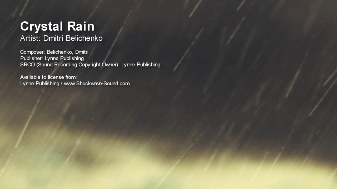 Watch Crystal Rain - Dmitri Belichenko (Lynne Publishing) on YouTube Watch Crystal Rain - Dmitri Belichenko (Lynne Publishing) on YouTube