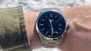 One minute with the Casio Oceanus OCW-S100 on the wrist