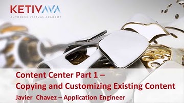 AVA: Inventor 2016 Content Center Part 1 - Highlights