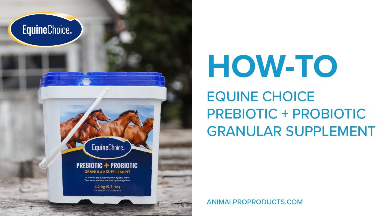 HowTo Equine Choice Prebiotic + Probiotic Granular Supplement for