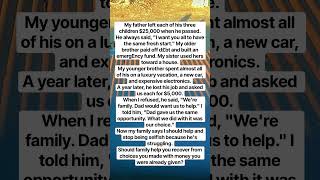 Dad Gave Us $25k... Then My Brother Blew It All #funny #comedy #jokes #fyp #shorts #short #memes