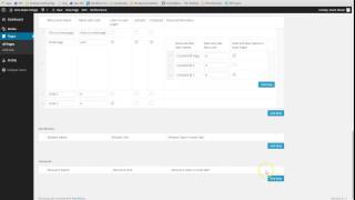Configuring Menus within WP