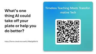 Tech Talk Tuesday For Teachers   Reshaping Teaching from ABCs to AI