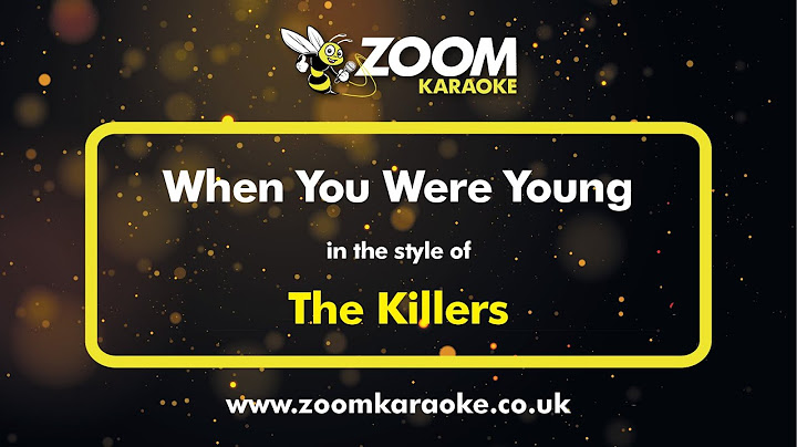 When You Were Young Karaoke version - Karaoke performance video thumbnail