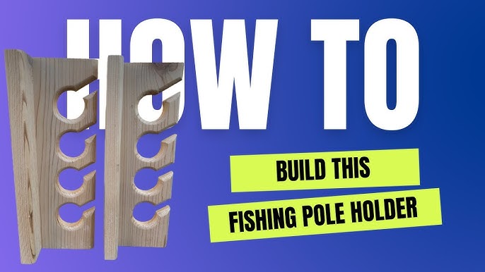 Wall Ceiling Mounted Fishing Rod Holder, Fishing Pole Rack, How to Build, Fly Fishing