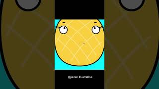 How to draw pineapple cartoon character with Adobe illustrator #pineapple #digitaldrawing