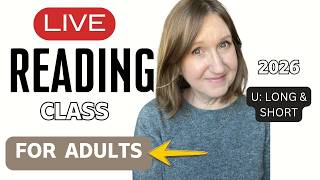 Reading Help for Adults – U LONG & SHORT | Learn Reading