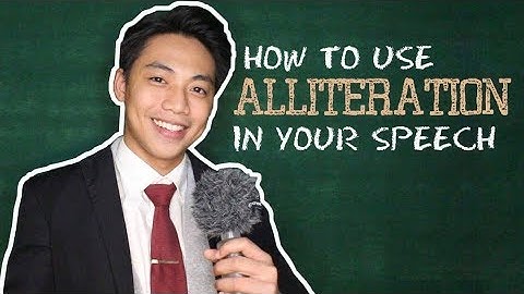 SPEECH WRITING: Use of Alliteration  |  The LABI Model