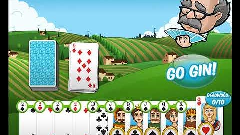 Gin Rummy Part 1 - Beating Professor!