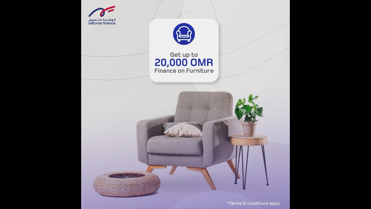 Finance your furniture with National Finance.