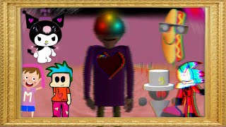 The Dark Baldi is back with new friends | The Dark Baldi's Basics Valentines Edition (Very Hard Mod)