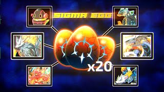 x20 Sigma Egg Hatching | Bulu Monster 13th anniversary screenshot 5