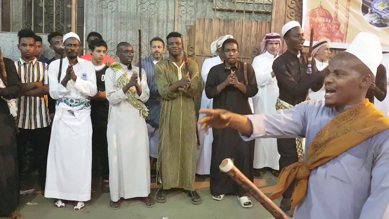 احتفالات شباب الكندرة بعيد الفطر المبارك _ مزمار الكندرة و المعازيم اسحاق ( 6 )