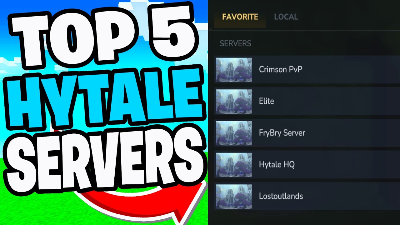 Top 5 BEST Hytale Servers! (Hytale Multiplayer)