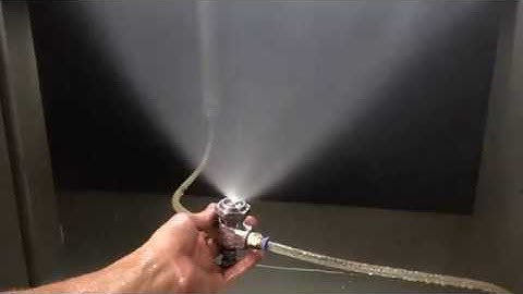 NSS - Testing Video for Wall Assembly Fan Air Atmozing Nozzles