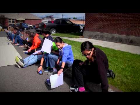 Daly Middle School solar powered car racing 6-03-2015