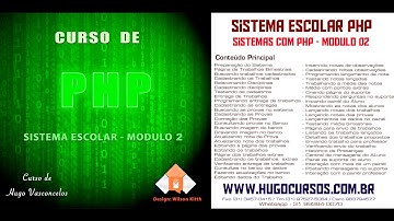 Sistema Escolar com PHP - Aula 10 - Cadastrando as disciplinas