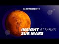 Insight seissurmars  atterrissage en direct sur mars